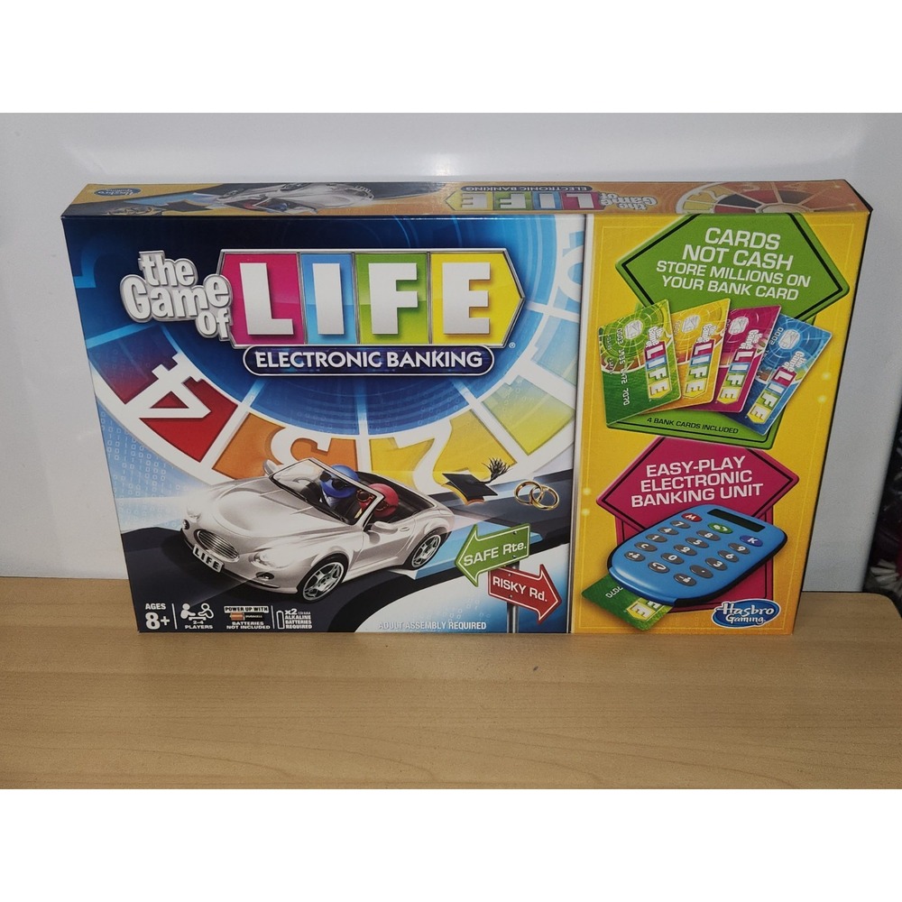The Game Of Life Electronic Banking Edition Hasbro 2013 Complete~OPEN BOX